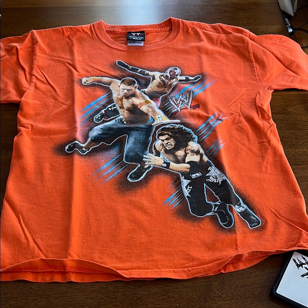WWE Orange Graphic T-Shirt